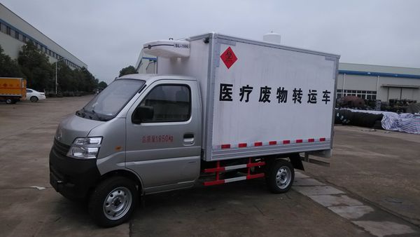 寧夏醫(yī)療廢物處置中心收集半噸醫(yī)療廢物的專(zhuān)用運(yùn)輸車(chē)配置解析